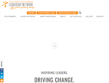 Tablet Screenshot of leadershipnetwork.org
